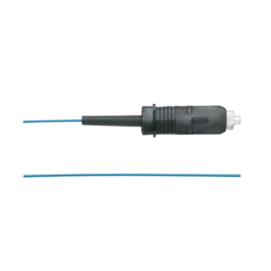 Pigtail de Fibra Óptica SC Simplex, Multimodo OM4 50/125, 900um, Color Aqua, 1 Metro