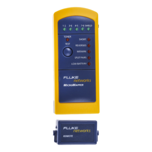 Probador de Mapa de Cableado MicroMapper?, para Verificar Rápida y Fácilmente la Integridad del Cableado de Par trenzado de Ethernet