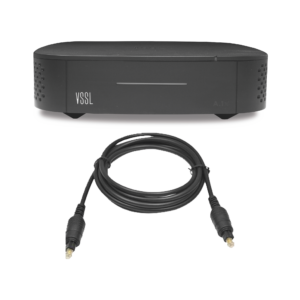 Amplificador una Zona de 2 Canales, 50 W por Canal, Con Cable TOSLINK Incluido, Transmisión por Chromecast, AirPlay, Alexa Cast, Spotify Connect