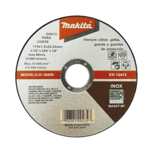 Disco de Corte de 7/8 de acero inoxidable, diámetro de 4-1/2