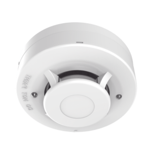 Detector de Humo Fotoeléctrico No Direccionable de 4 Hilos / Soporta Funcionalidad Autónoma (Buzzer Integrado) / Indicadores LED