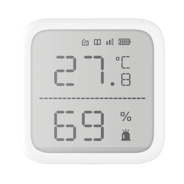 (AX PRO) Detector de Temperatura y Detector de Humedad Inalámbrico / 2.7 de Tamaño / Uso en Interior / Rango de Detección desde  -35°C hasta 99°C