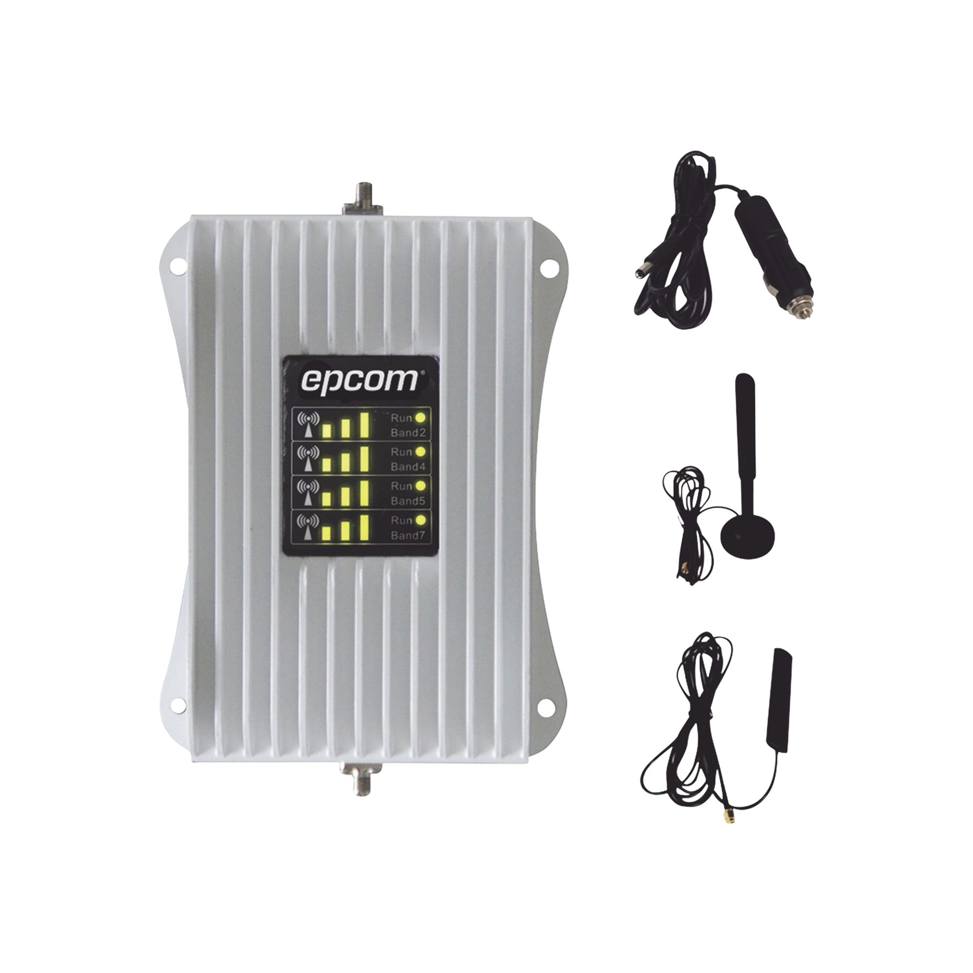 KIT Amplificador de Señal Celular Para Vehículo/ Soporta y Mejora la Señal Celular 5G, 4G LTE/ Múltiples Operadores, usuarios y dispositivos/ Ideal para Vehículo tipo Camioneta, Pick up o Sedán.