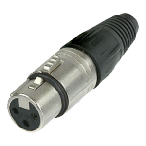 Conector XLR 3 Pines Hembra | Ideal para Conexiones de Micrófonos y Mezcladoras | Equipo de Audio Profesional