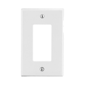 Tapa para Contacto Rectangular Color Blanco.