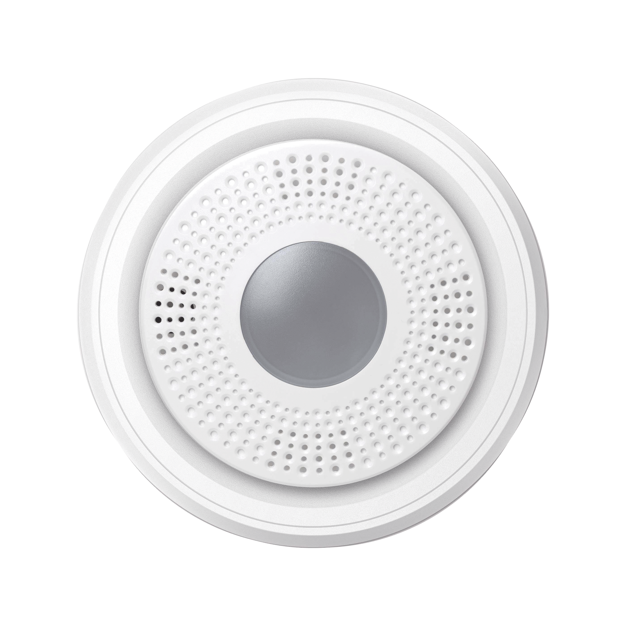 Sirena Interior Inalámbrica / Indicadores LED / Nivel de Salida 85 dBA / Rango 92 mts / Frecuencia 2.4 GHz / Cifrado AES-128 / Anti-tamper / Protección Vida Interconectada