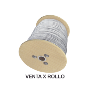 Cable Retenida de 3/8, Resistencia 4900 Kg, 7 Hilos (Carrete de 2000 metros).