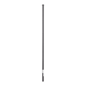 Poste de Esquina Negro de 1.2m para Cerca Electrificada de Tubo Galvanizado cal. 18 de 1Diam. para 5 Aisladores (No incluidos).