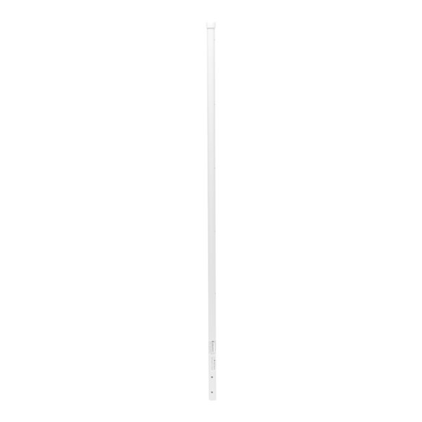 Poste de Esquina Blanco de Acero Galv. de 1.2m para Cerca Electrificada  cal. 18 de 1 Diam. para 5 Aisladores (No incluidos).