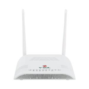 ONU Dual G/EPON con Wi-Fi en 2.4 GHz + 1 puerto LAN Gigabit +  1 puerto LAN Fast Ethernet, hasta 300 Mbps vía inalámbrico