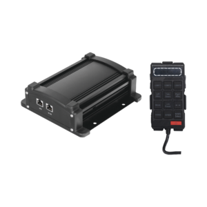 Sirena Vehicular de 100W de Potencia Con Controlador Unimando, Micrófono, Control de Tonos y Patrones de destello de Barras de Luces Serie X67 / X75
