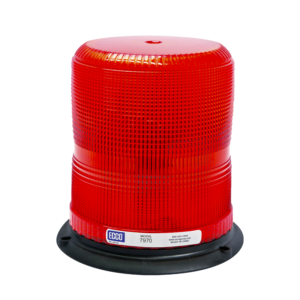 Baliza LED color rojo con montaje magnético de succión de 7 de altura