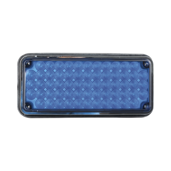 Luz de advertencia de 7x3, Color Azul, Ideal para ambulancias