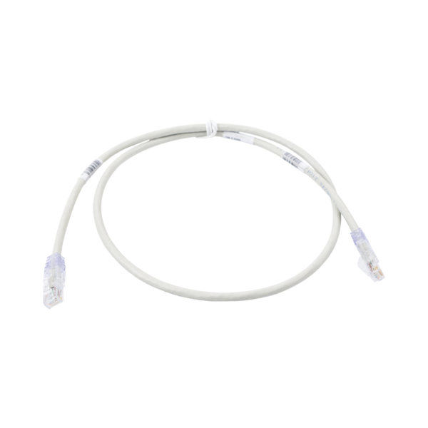 Cable de Parcheo TX6, UTP Cat6, 24 AWG, CM, Color Gris, 3ft