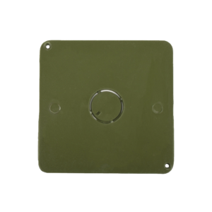 Tapa para Caja Cuadrada de 4  para instalaciones con tubería PVC Conduit pesado.