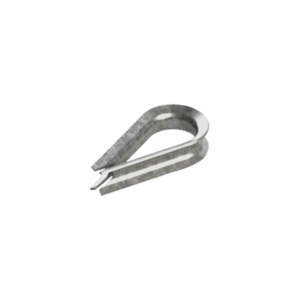 Cuello/ Guardacabo/ Rozadera para Cable de 1/4 de Acero Galv. por Inmersión.