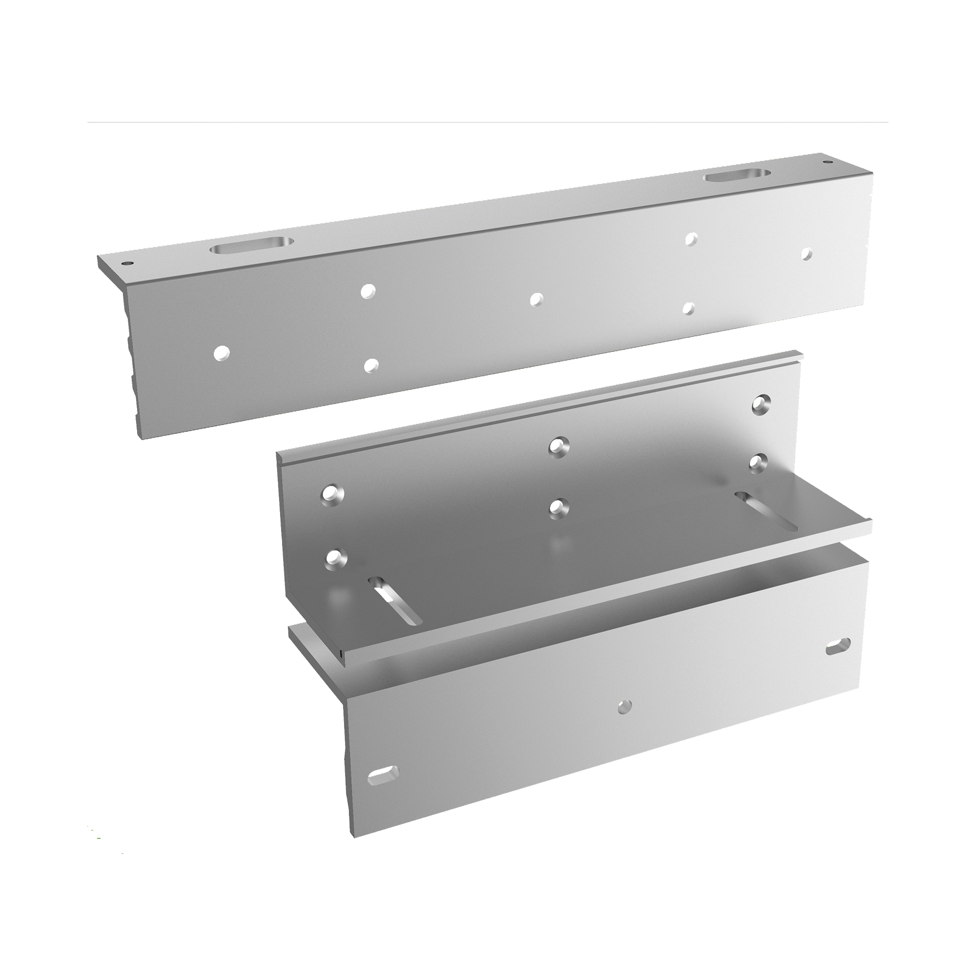 Kit de montajes Z y L para Cerradura Magnética HIKVISION / Compatible con DS-K4H255S / Uso en Puerta de Madera y Metal
