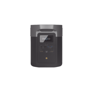 EcoFlow DELTA 2 MAX | Estación de Energía Portátil 2048Wh Litio LFP / 6 AC 2400 W (Max. 3400W) / 2 USB-C 100W / Capacidad para Aumentar Respaldo / Cargador de Coche 10A a 12.6V / Conectividad WiFi y Bluetooth (App) / Carga Solar 1000W