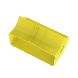 Bajada Vertical Interior de 45º con Tapa, Para uso con Canaletas 12X4 FiberRunner?, Color Amarillo