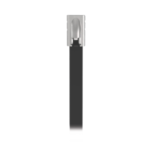 Cincho Pan-Steel? de Acero Inoxidable 316, de 521mm largo x 4.6mm ancho, Color Negro, Exterior Resistente a Rayos UV, Paquete de 100pz