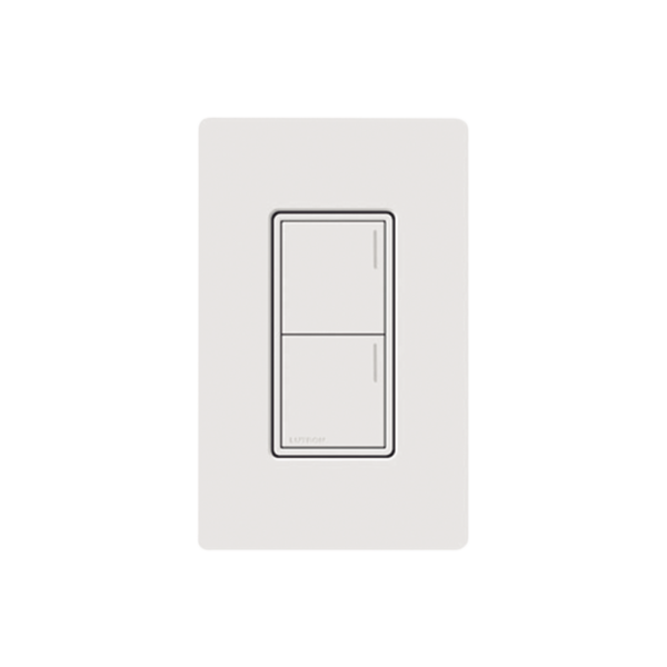 (RadioRa3) Botonera Sunnata Blanco 2 escenas para Radio RA3, programe escenas diferentes en cada botón.