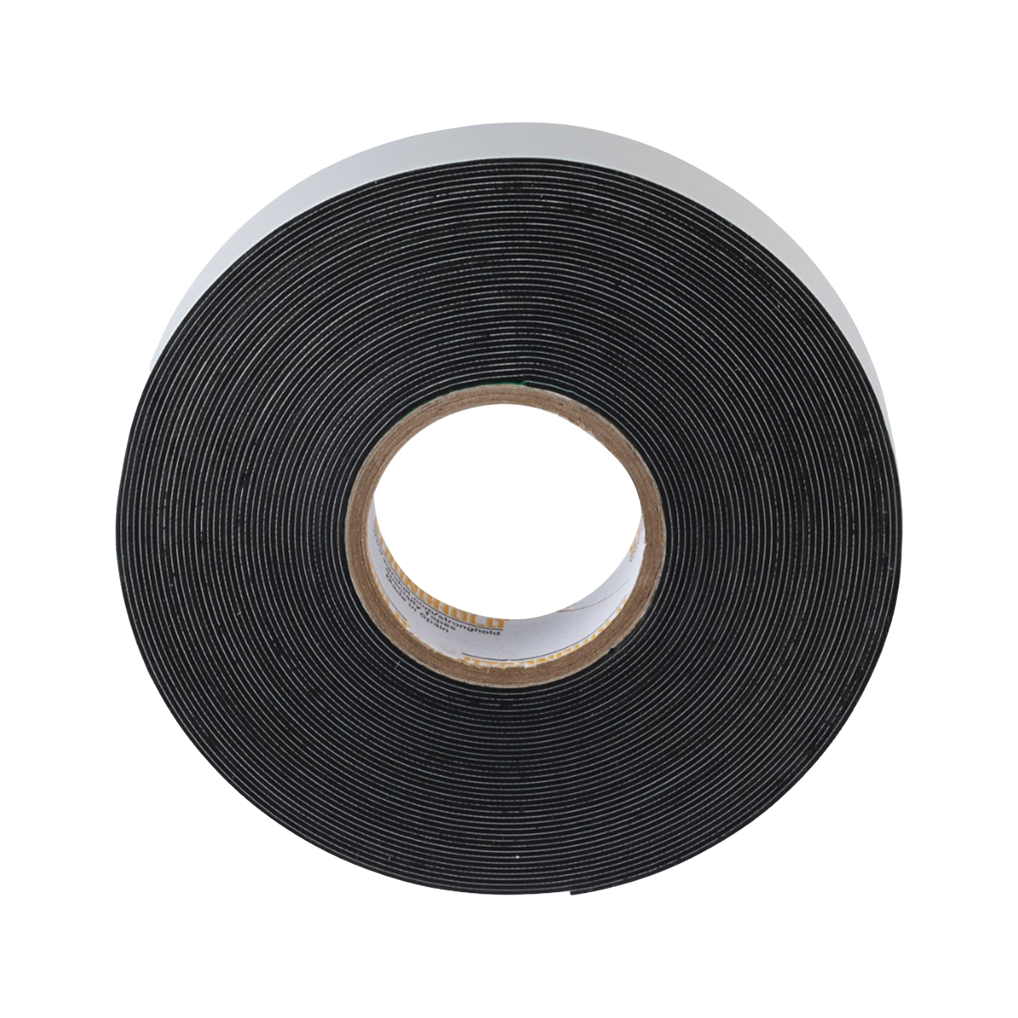 Cinta Eléctrica STRONGHOLD para Aislar de Caucho EPR, Autofusionable, Uso Industrial en Uniones de Alto Voltaje y Temperatura, Grosor 0.76mm (30 mil), Ancho 19mm, y 9.1m Largo, Color Negro. Superior a cintas Super 33