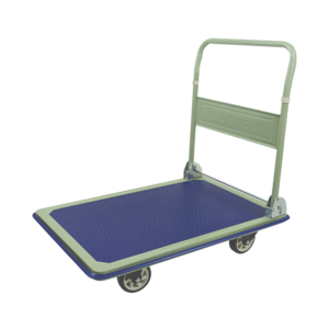 Carro Plataforma con capacidad 300 Kg / Base metálica resistente con protección plástic / 4 Ruedas TPR duraderas.