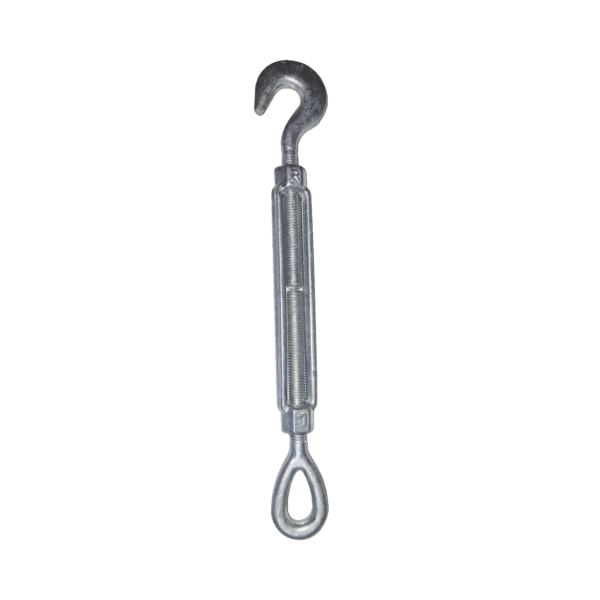 Tensor de 5/8 x 9 Acero Forjado OJO-GANCHO Galv. Inmersión en Caliente (Carga Max. 2250 lbs).