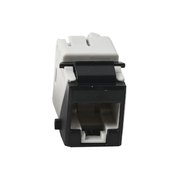 Jack UltraMAX Cat5e, UTP, Tipo Keystone, Color Negro, Punch Down