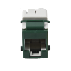 Jack UltraMAX Cat5e, UTP, Tipo Keystone, Color Verde, Punch Down