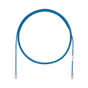 Cable de Parcheo UTP Cat6A, CM/LSZH, Diámetro Reducido (28AWG), Color Azul, 15ft