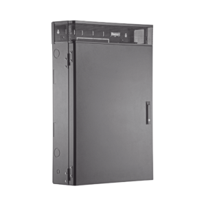 Gabinete de Montaje en Pared TrueEdge?, Con 3 UR para Equipo Activo y 3 UR para Paneles de Parcheo, Fabricado en Acero, Color Negro