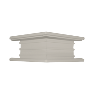 Esquinero exterior color Marfil de PVC auto extinguible, para canaleta TEK-100-M (5576-14001)