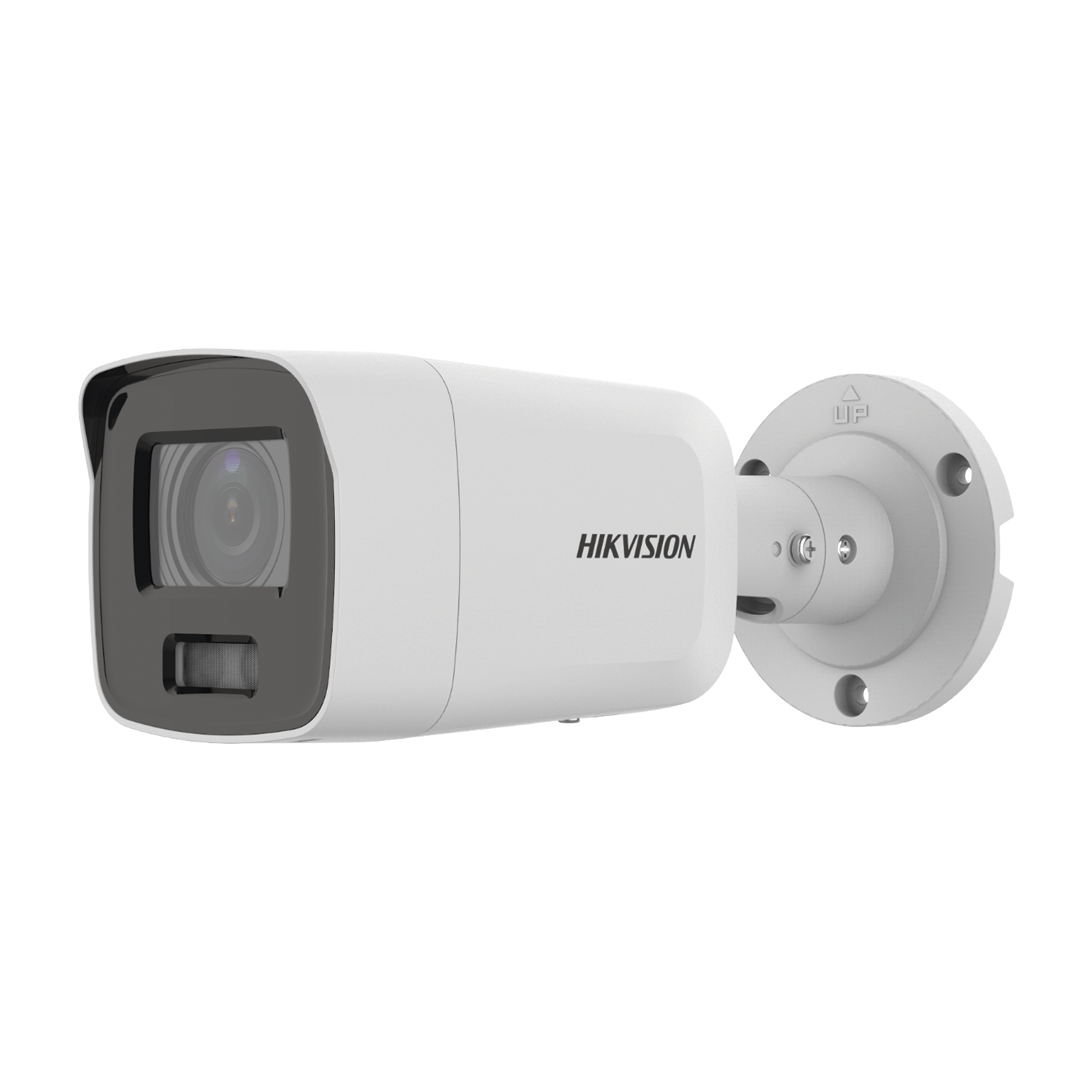 Bala IP 8 Megapixel (4K) / Imagen a Color 24/7 / Lente 2.8 mm / Luz Blanca 40 mts / Exterior IP67 / WDR 130 dB / Entrada y Salida de Audio y Alarma / Captura Facial / ONVIF / Micro SD / Micrófono Integrado