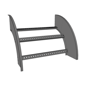 Curva Vertical Exterior de Aluminio de 90° Perfil Z / Peralte 3 1/4 / Ancho 9 / Radio 8 / Incluye Tornillería (CHVE90EZ314R8X9AK)
