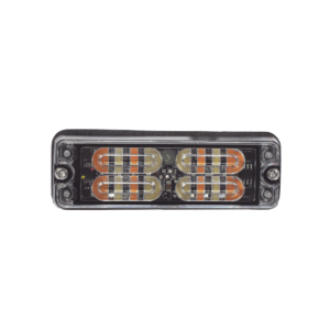 Luz Perimetral, 12 LED Ultra Brillantes, Color Ámbar / Claro