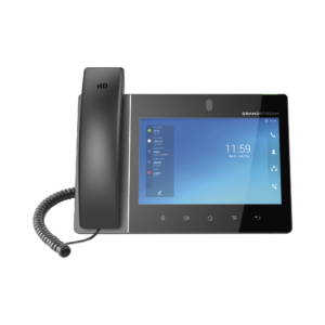 Teléfono IP Android 11, 16 líneas SIP con 16 cuentas, pantalla táctil  8, puertos Gigabit, Wi-Fi, Bluetooth, PoE, codec Opus, IPV4/IPV6 con gestión en la nube GDMS