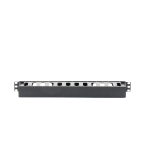 Organizador de Cables Horizontal de 1U para Rack de 19, Fabricado en Polímero Resistente a Deformaciones y Rayones