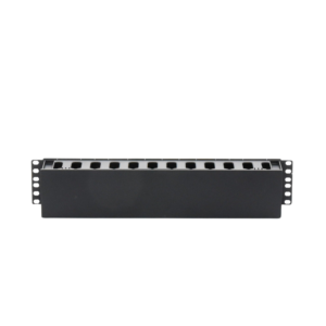 Organizador de Cables Horizontal de 2U para Rack de 19