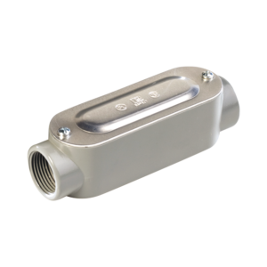 Caja oval roscada tipo C de 2 (50.8 mm) Incluye tapa y tornillos.