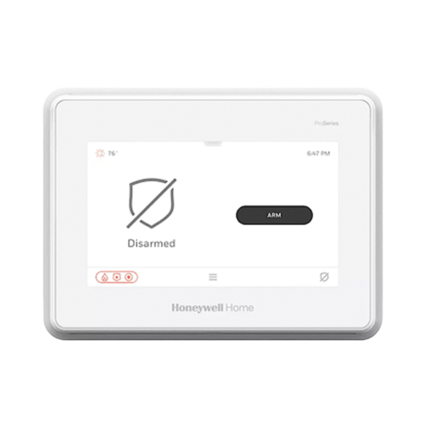 Sistema de Alarma con Pantalla Touch de 7 Compatible con sensores Inalambricos DSC, Bosh, 2GIG,ITI y Serie 5800 agregando el modulo PROTAKEOVER