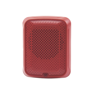 Bocina para Montaje en Pared, Color Rojo, Nuevo Diseño Moderno y Elegante y Menor Consumo de Corriente