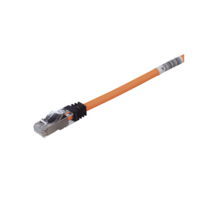 Patch Cord Cat6A, Blindado S/FTP, CM/LS0H, 7ft, Color Naranja
