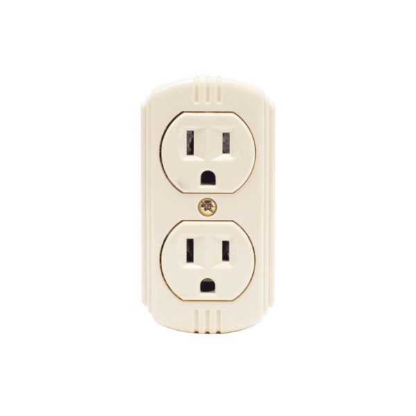 Contacto Dúplex 127 Vca, 15 A Max. Para Sobreponer (Sin perforar la superficie).