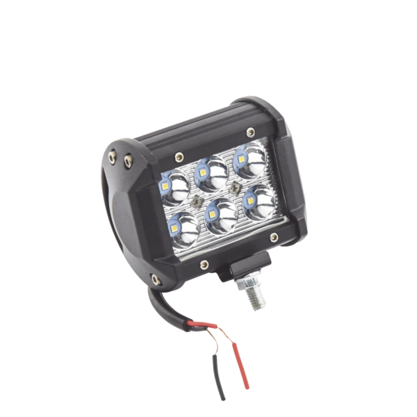 Luz de Trabajo de 6 LED, 1500 Lúmenes, 9 Watts, 10-30 Vcc, IP67, 4 pulgadas