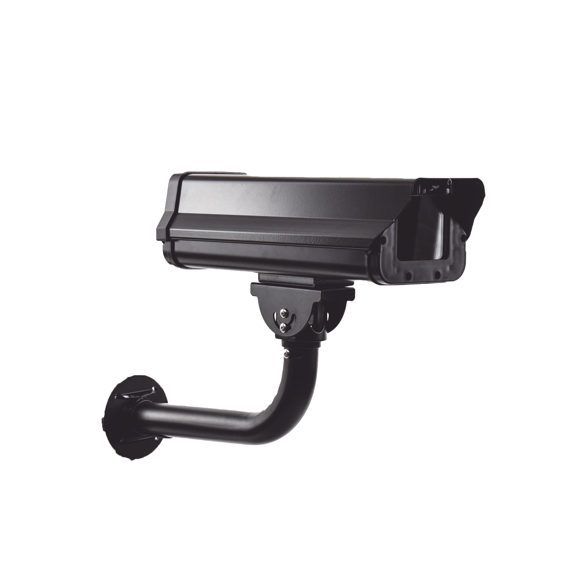 Gabinete Antivandálico(IK10) / Uso en Exterior (IP66) / Compatible con Cualquier Cámara Tipo Box (Professional) / Brazo de Acero Color Negro