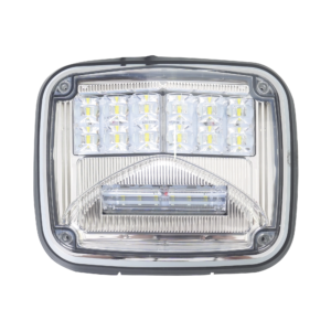 Luz de advertencia de 8 X 6, Color Claro, Con Luz de Trabajo Clara, Ideal para Ambulancias