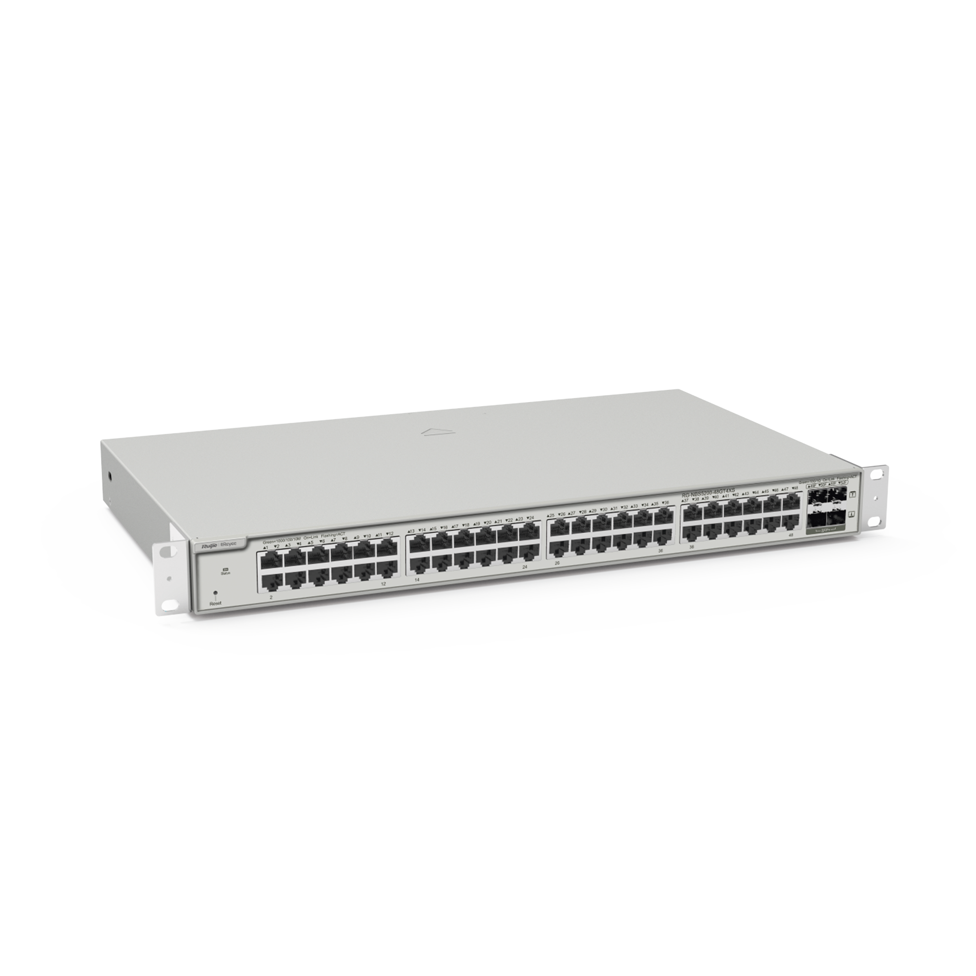 Switch Administrable Capa 3 con 48 puertos Gigabit + 4 SFP+ para fibra 10Gb, gestión gratuita desde la nube