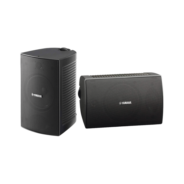 Altavoz de Montaje en Pared | 2 vias | Woofer 4 | Tweeter 1 | IPX3 | 8 ohms | 70/100V | Color Negro | Par
