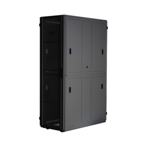 Gabinete FlexFusion? XGL (Light) para Centros de Datos, 42 UR, 800 mm de Ancho, 1200 mm de Profundidad, Fabricado en Acero, Color Negro